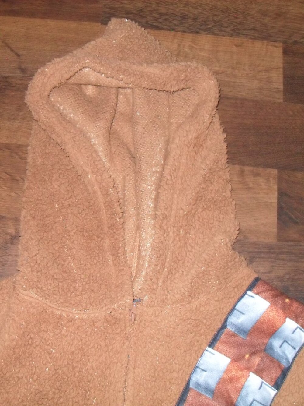 Star Wars Chewbacca Costume Jumpsuit – Full Furry Chewie Bodysuit – Size Large